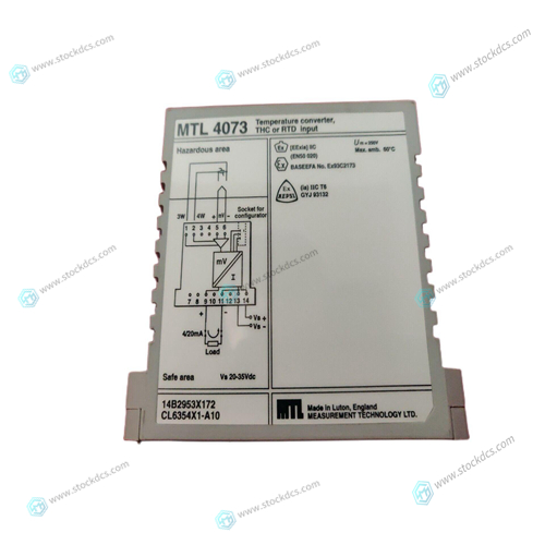 MTL 4073 Remote control card