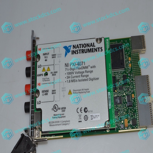 NI PXI-4071 Industrial Control DCS Syste